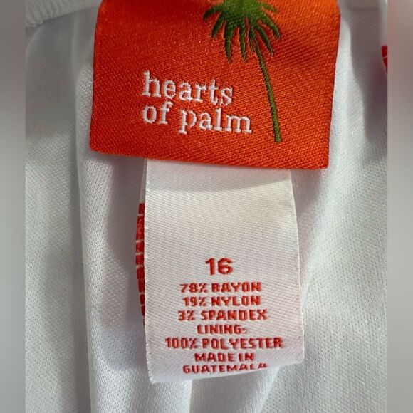 White Skort Size 16 Hearts of Palm - Picture 3 of 4